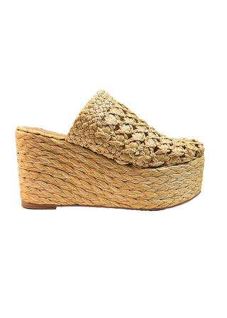 Paloma Barceló Hanna Platform Raffia Wedge - FS