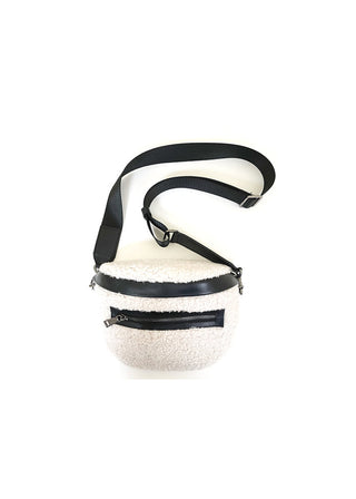 Mitchie's Curly Lamb Belt Bag w/ Adjustable Strap