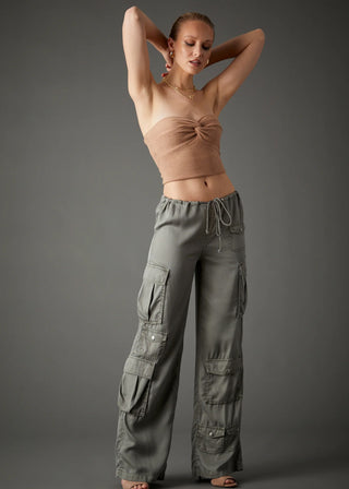 Blue Revival In Combat Tencel Wide Leg Pant