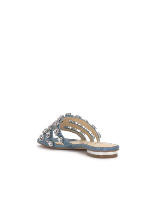 Jessica Simpson Detta Rhinestone Band Sandal - FS