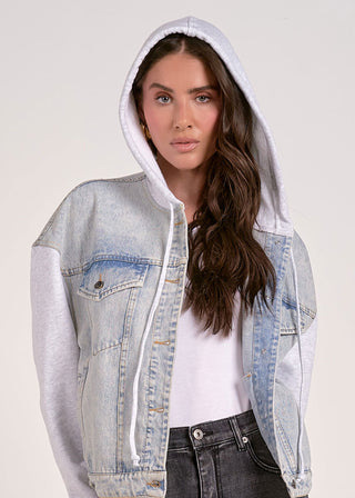 Elan Denim Jacket w/ Hoodie