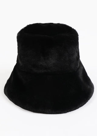 Pia Rossini Hepburn Faux Fur Downbrim Hat