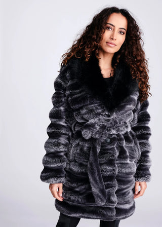 Pia Rossini Keeva Eco Faux Fur Coat