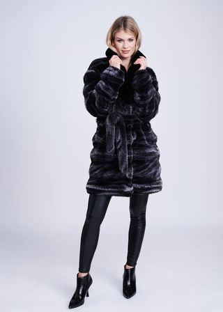 Pia Rossini Keeva Eco Faux Fur Coat