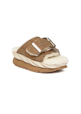 4CCCCEES Mellow Laze Shearling Slide - FS