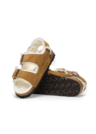 Birkenstock Milano Suede Shearling Sandal - FS