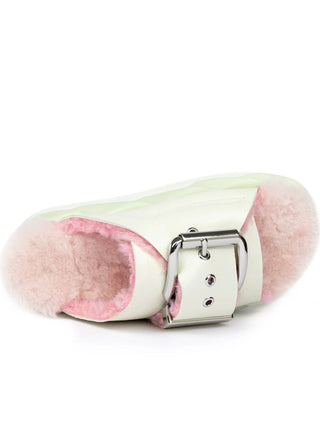 4CCCCEES Mellow Laze Shearling Slide - FS