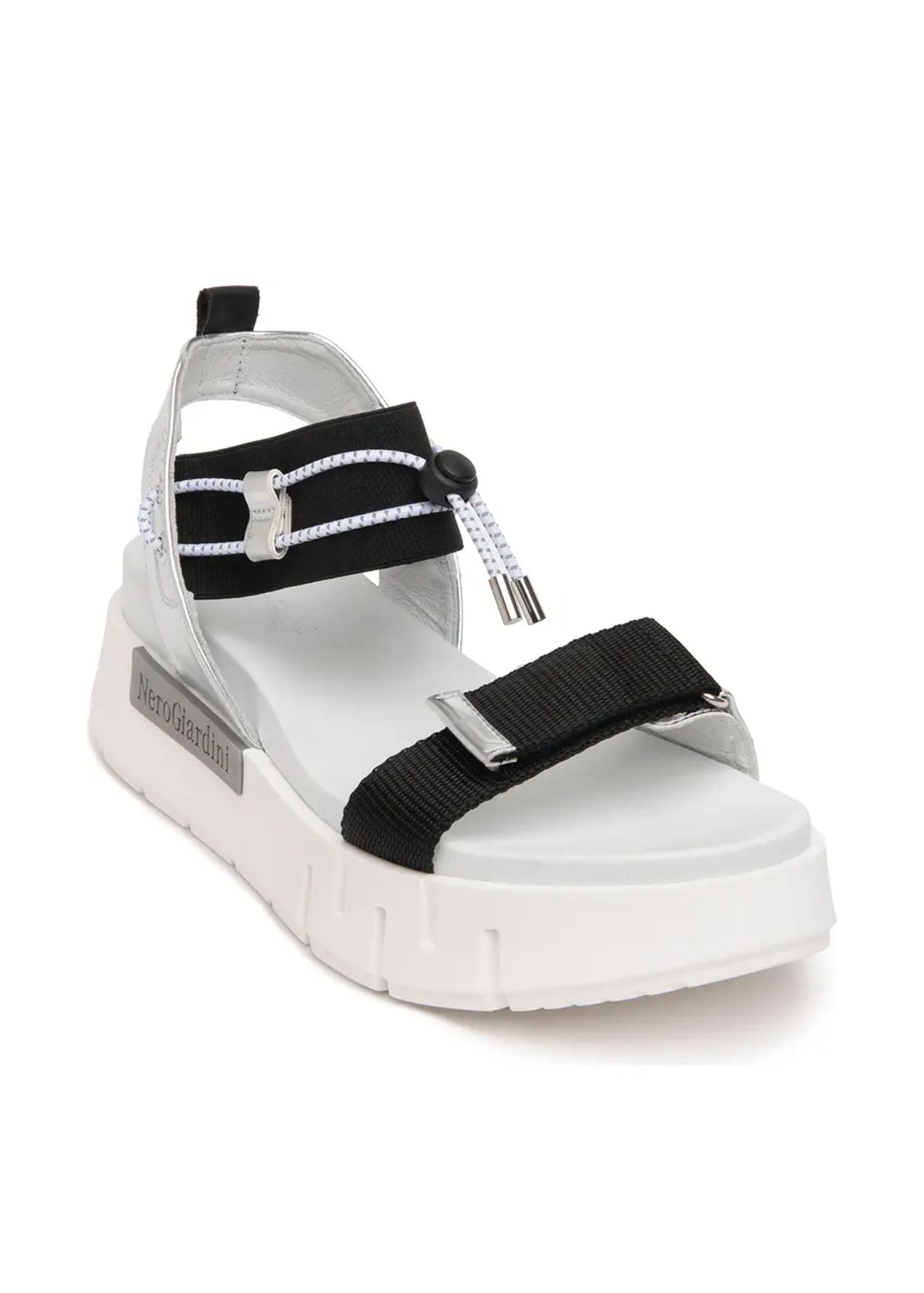 NeroGiardini Argento Flatform Sandal – Sundance Shoes